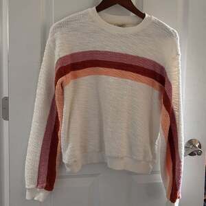 Faherty Horizon Surf Striped Sweater in Fall Dunes